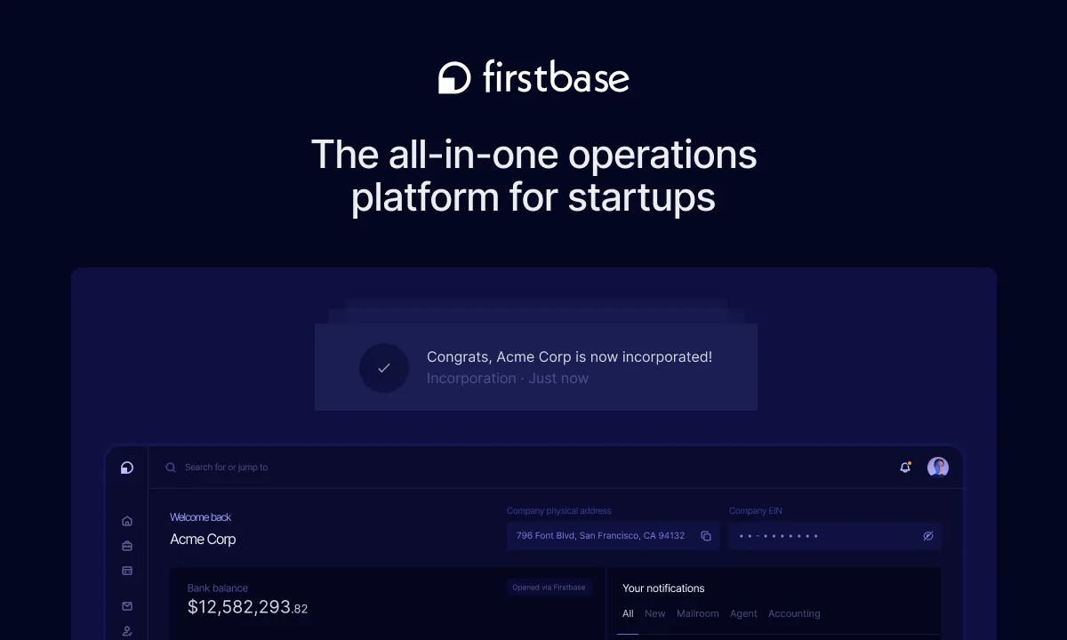 Alternatives to Firstbase.io