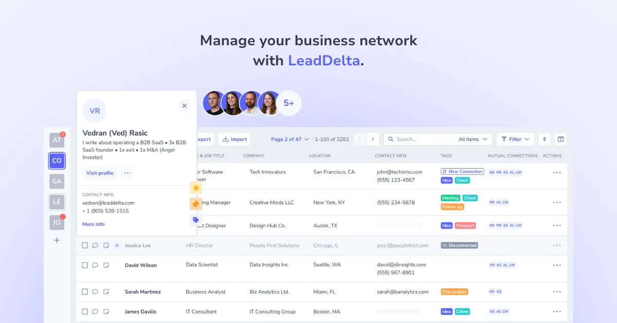 Alternatives to LeadDelta