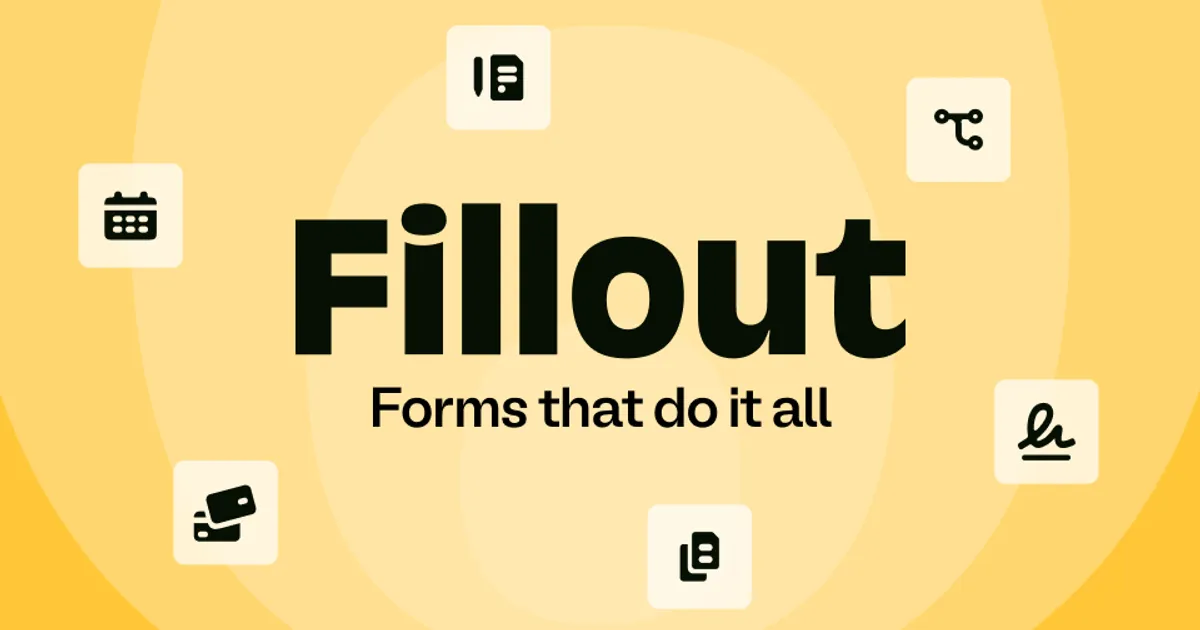 Alternatives to Fillout