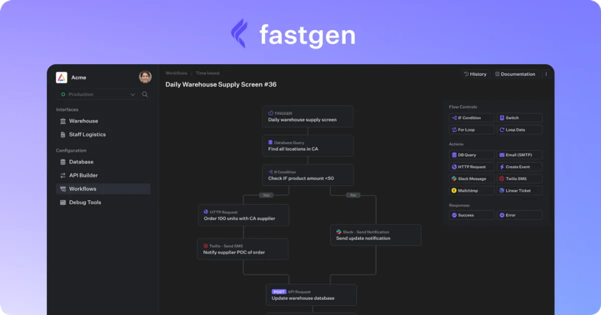 Alternatives to Fastgen